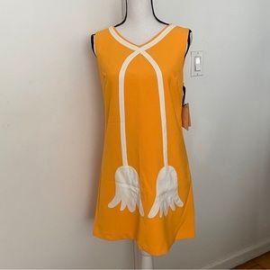 Victoria Beckham x Target Marigold Tulip Dress Size Small
